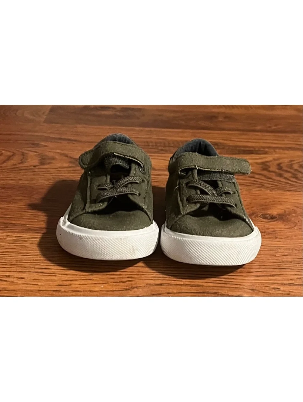 Polo Ralph Lauren Toddler Boys Olive Green Sneakers Size 5